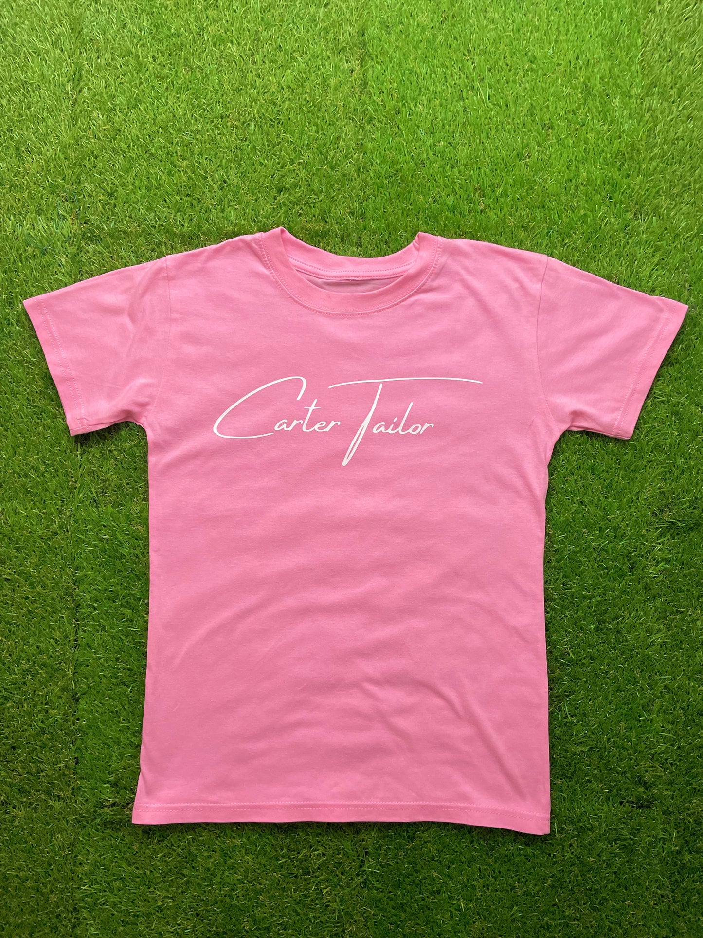Pink/White Carter Tailor Kids T-Shirt