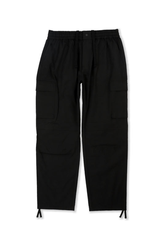 Black Carter Tailor Nylon Cargos