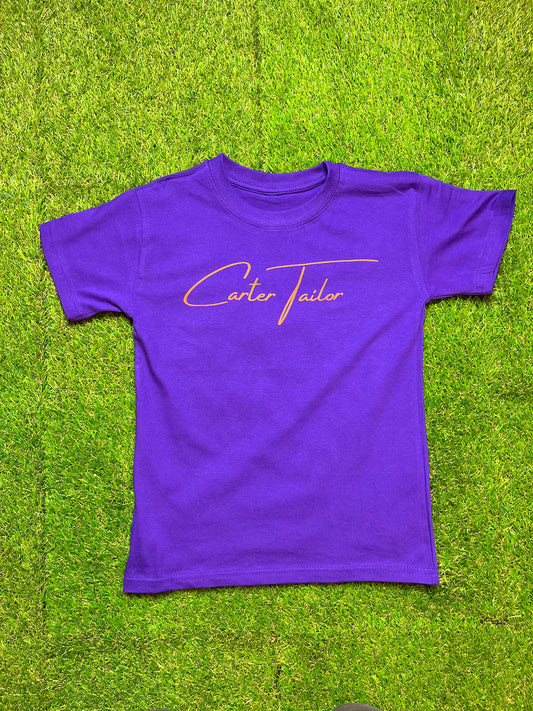 Purple/Orange Carter Tailor Kids T-Shirt