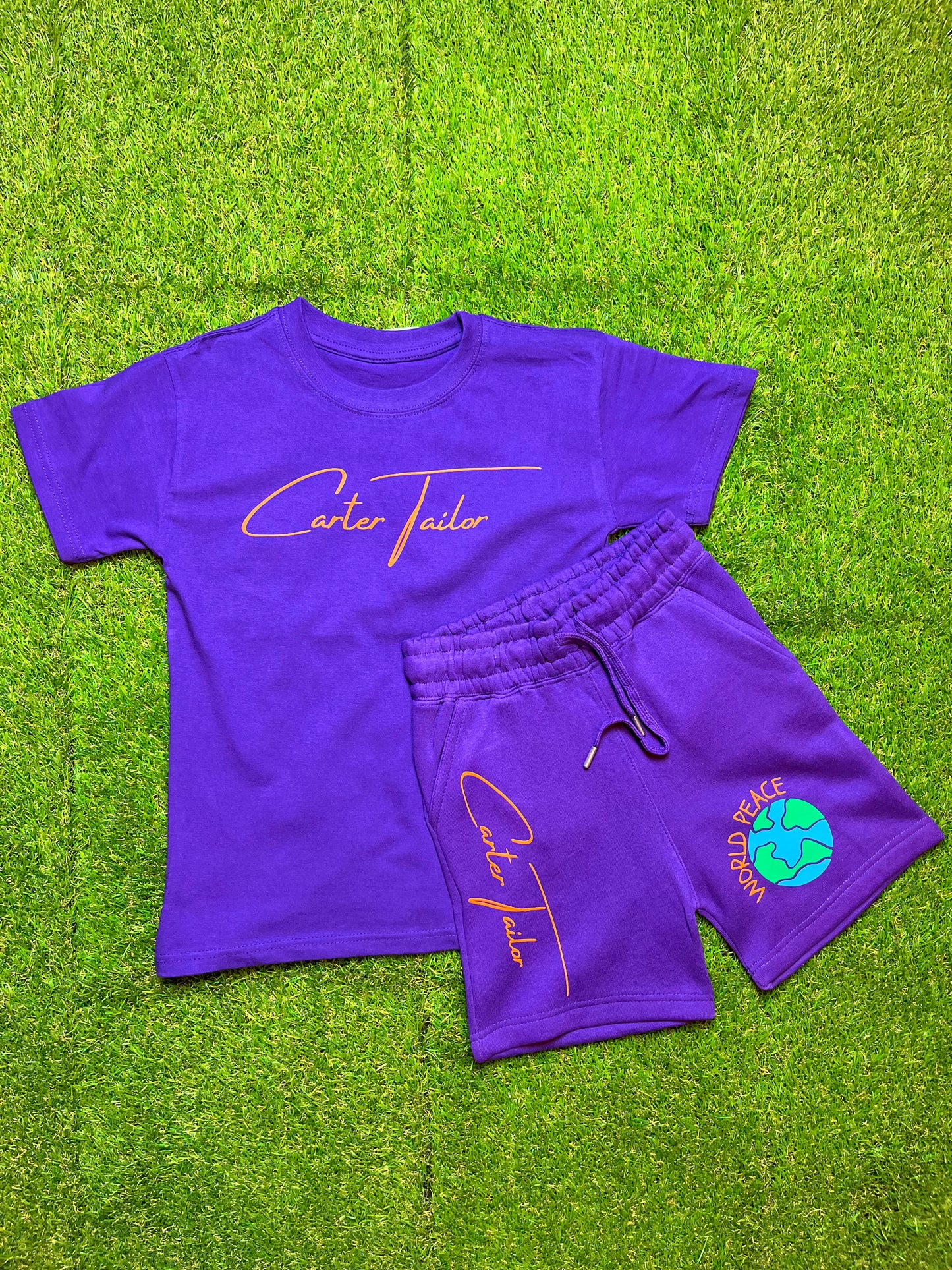 Purple/Orange Carter Tailor Kids T-Shirt