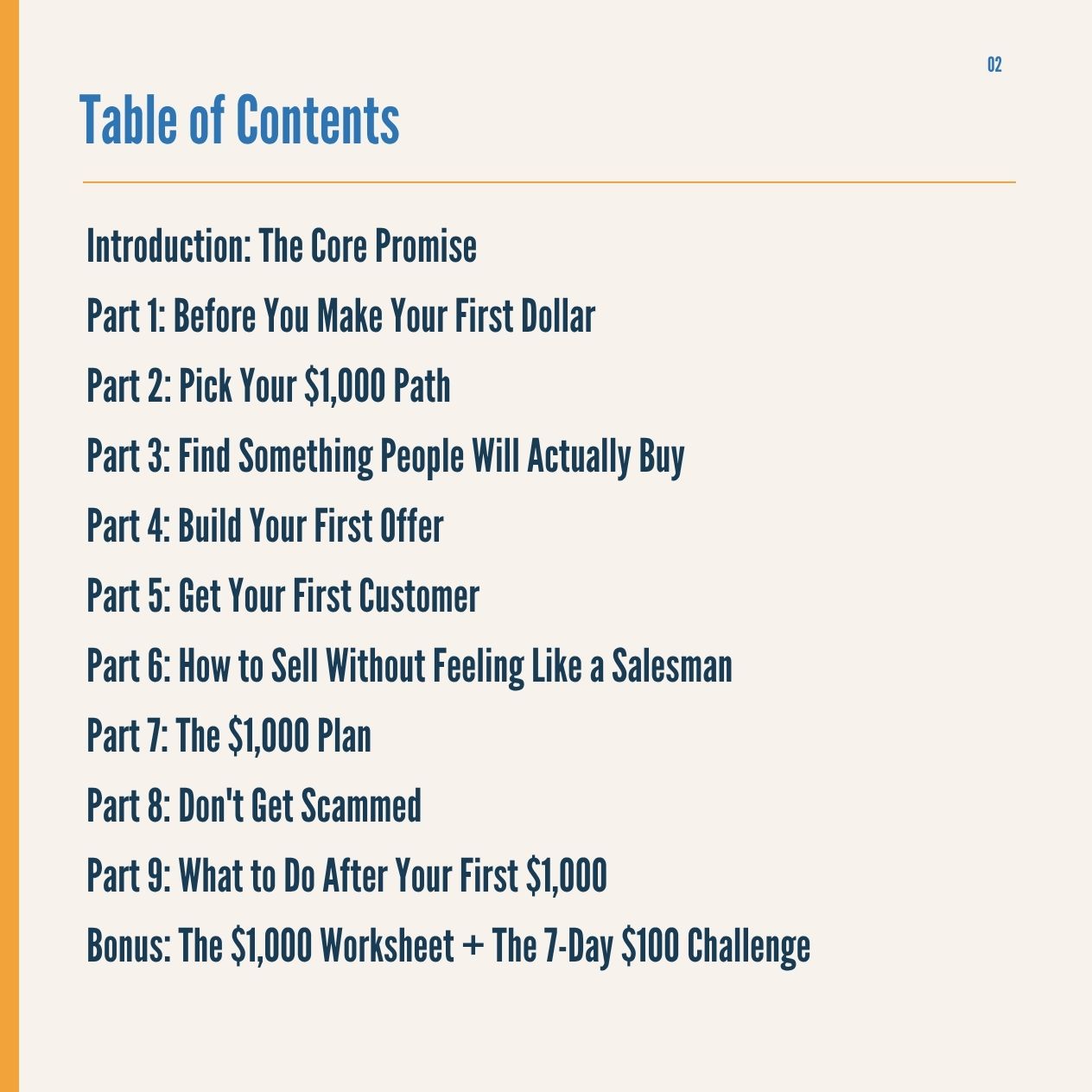 How to Make Your First $1,000 Online (Ebook)