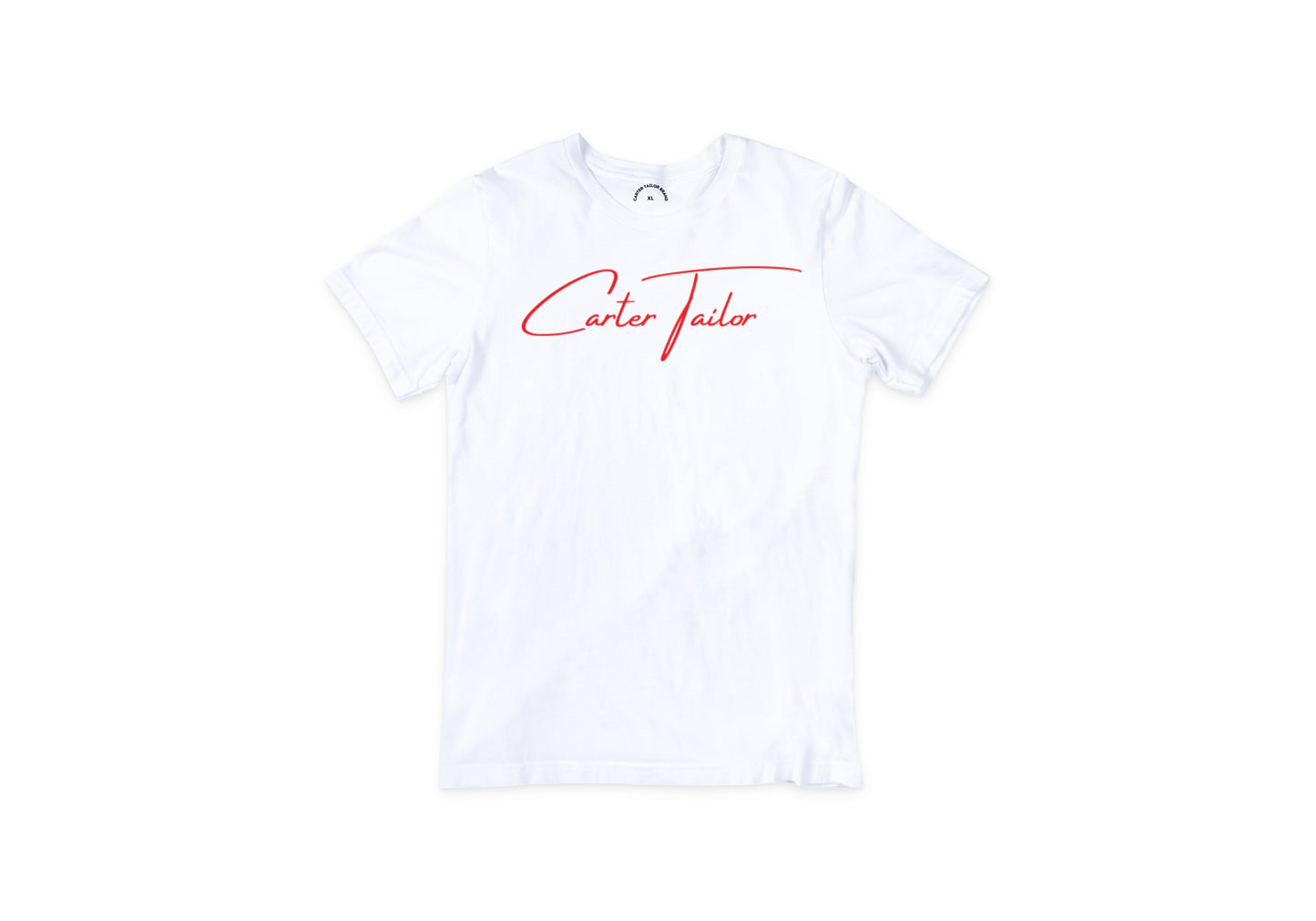 White/Red Carter Tailor Signature T-Shirt